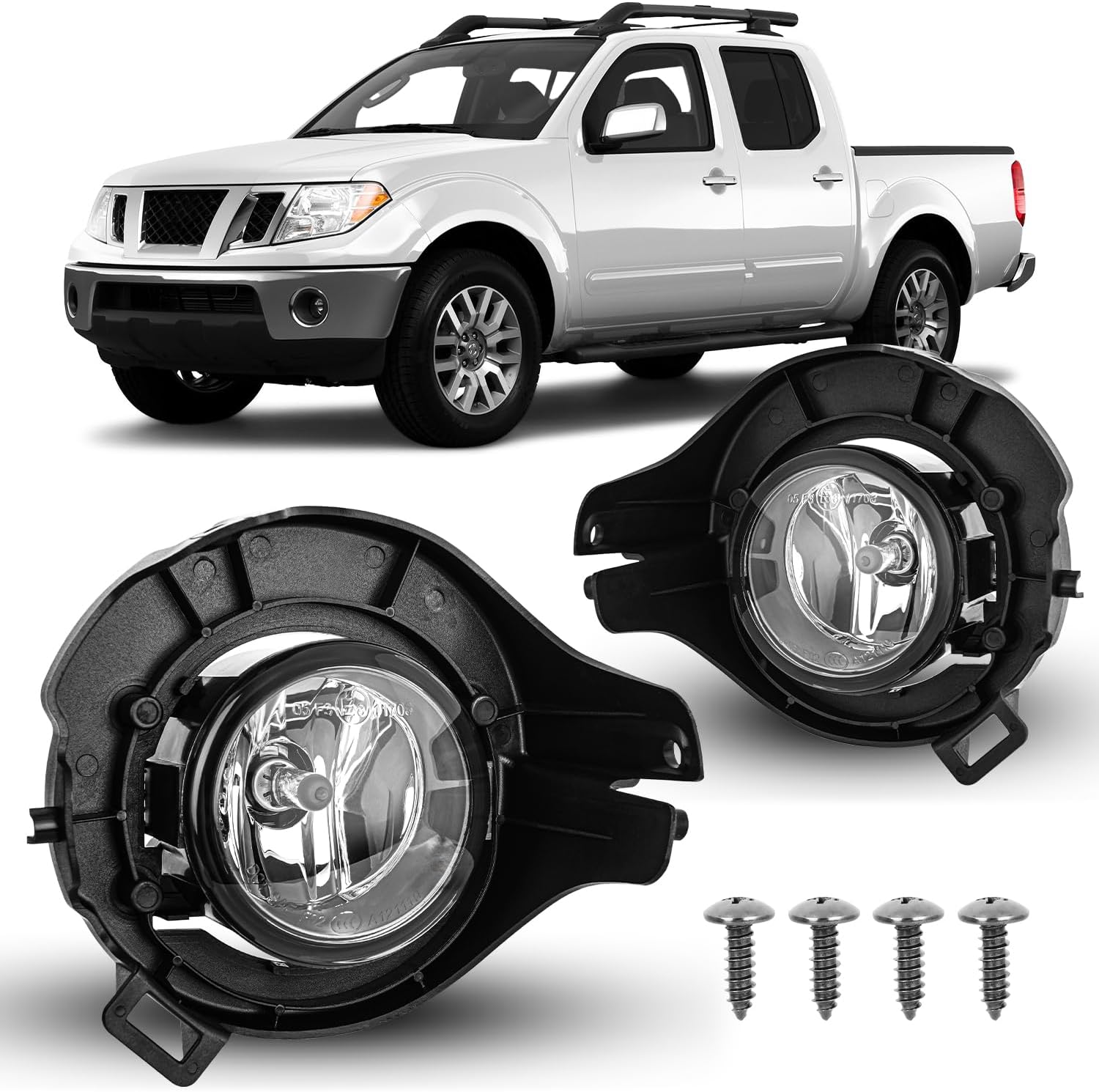 Nilight Fog Lights Assembly for Nissan Frontier and Pathfinder