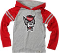 Wes and Willy Youth Boys College Long Sleeve Hooded T-Shirt
