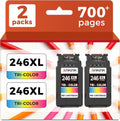 Ankink Compatible CL-246XL Color Ink Cartridge 2-Pack - High Yield