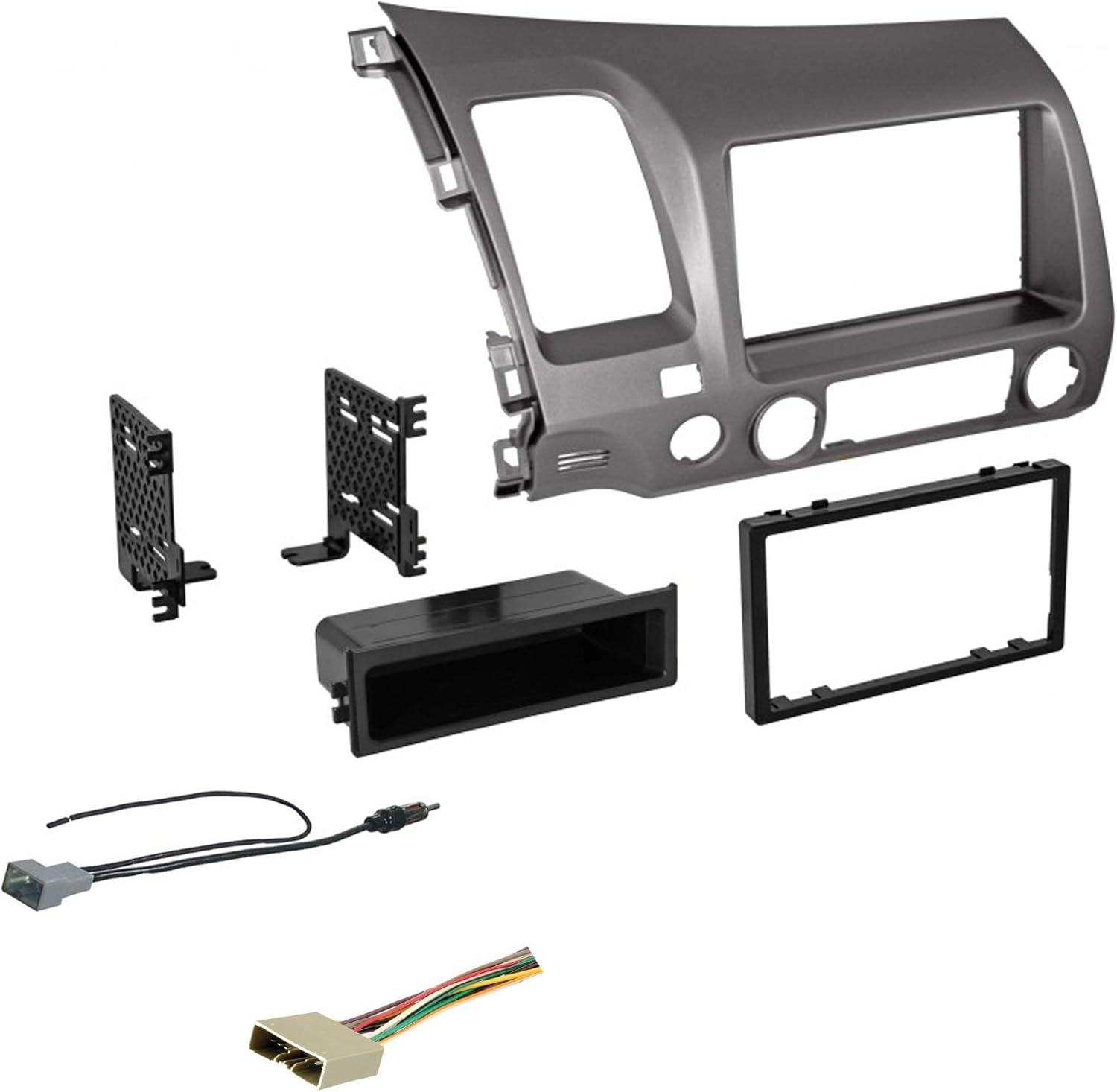 Metallic Taupe Double DIN Dash Kit for 2006-2011 Civic Models