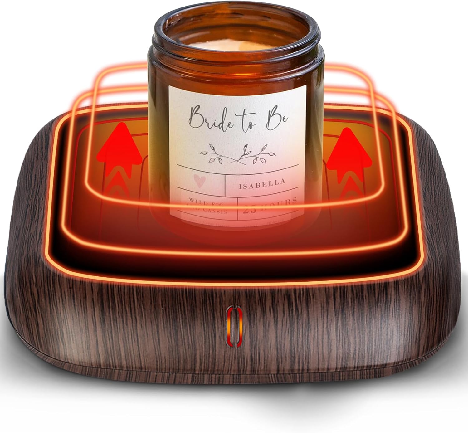 PUSEE Large Candle & Mug Warmer: 6H Auto Off, 2 Temp Settings