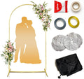 Arch Backdrop Stand 7.2ft Metal Arch for Backdrop Set - Stable Gold