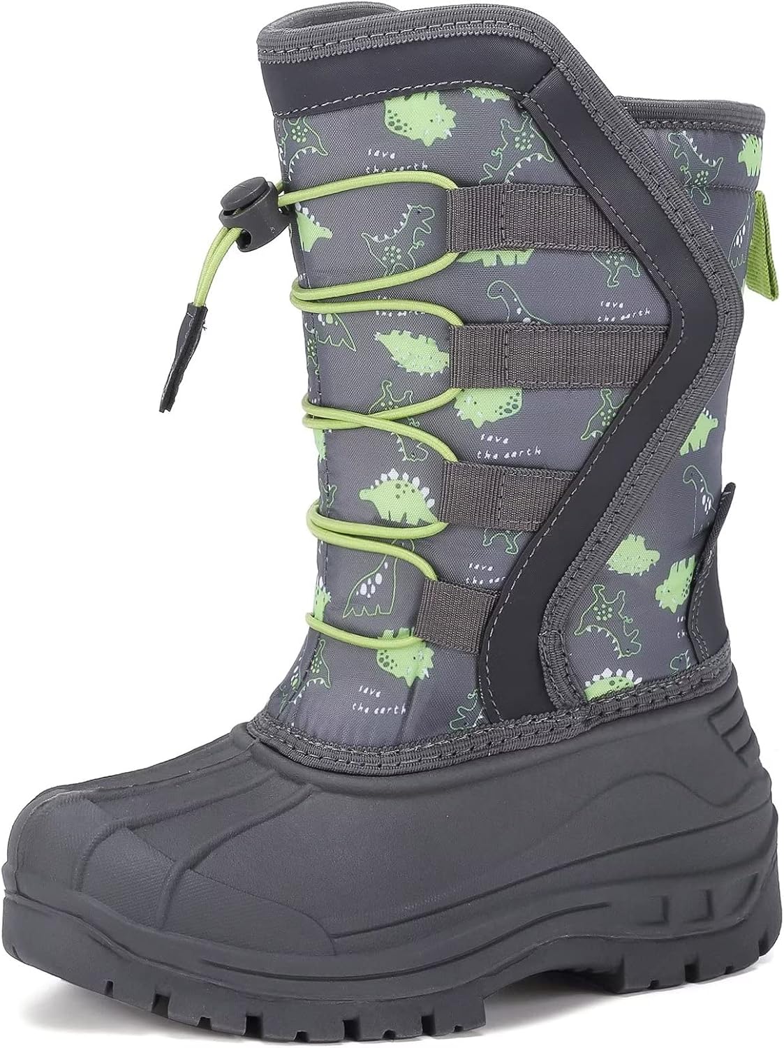 CIOR Kids Snow Boots for Boys Girls Waterproof Winter Fun