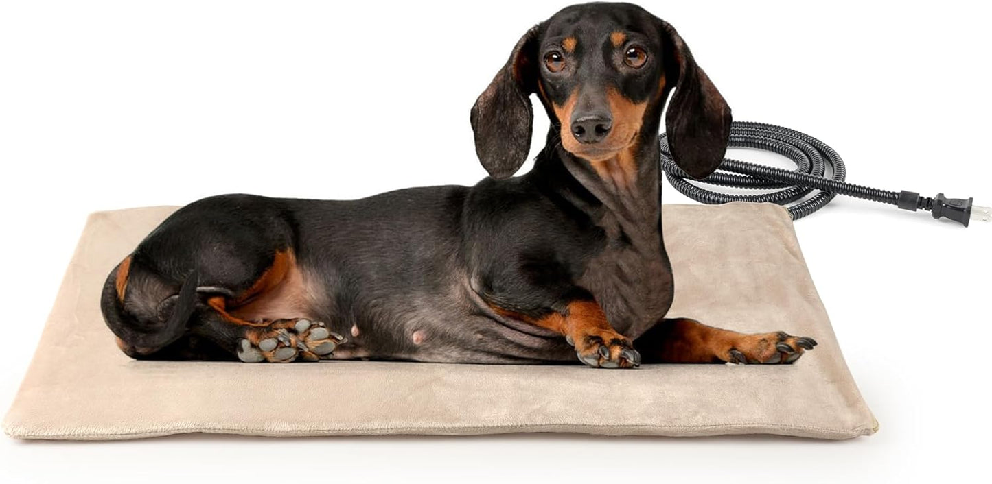 NICREW Pet Heating Pad for Dogs and Cats - Cozy Heated Bed