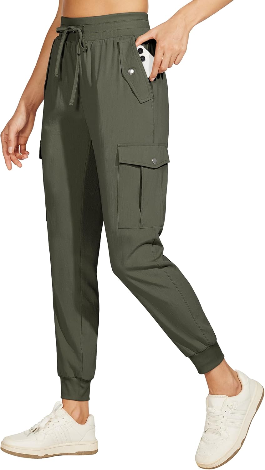 Willit Women's Hiking Pants Cargo Joggers for Adventure