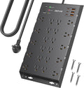 Surge Protector Power Strip 22 Outlets with 6 USBs - High Capacity