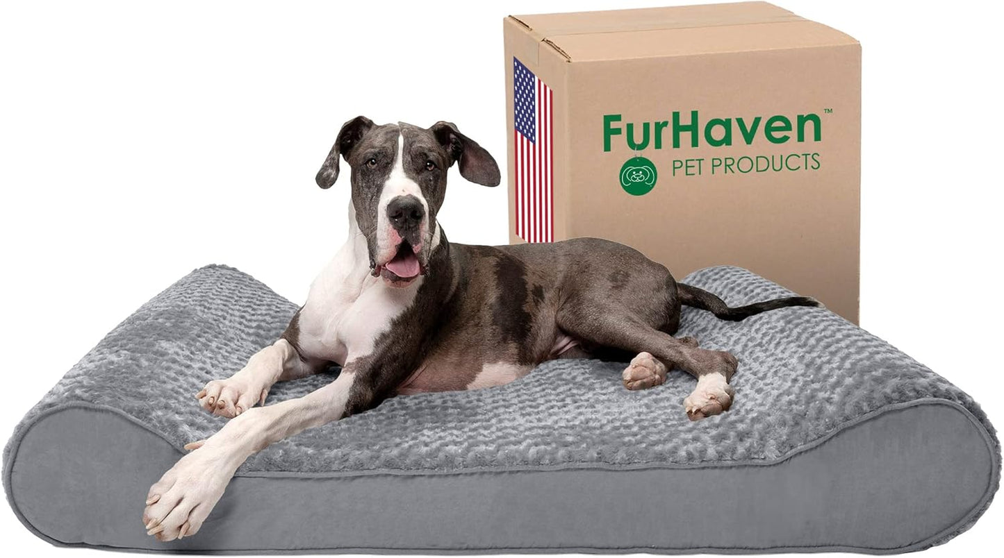 Furhaven Orthopedic Dog Bed for Extra Large Dogs - Gray