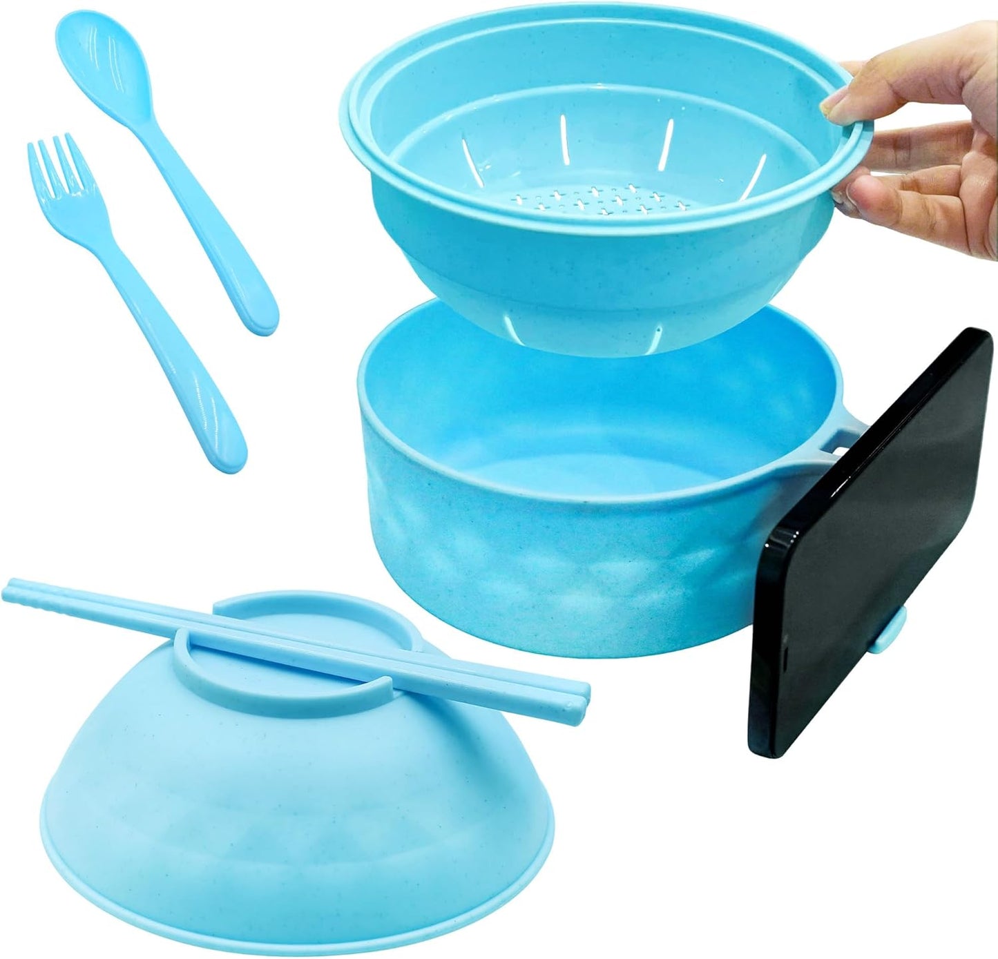 Portable Ramen Bowl Set - Easy Dining Anywhere!
