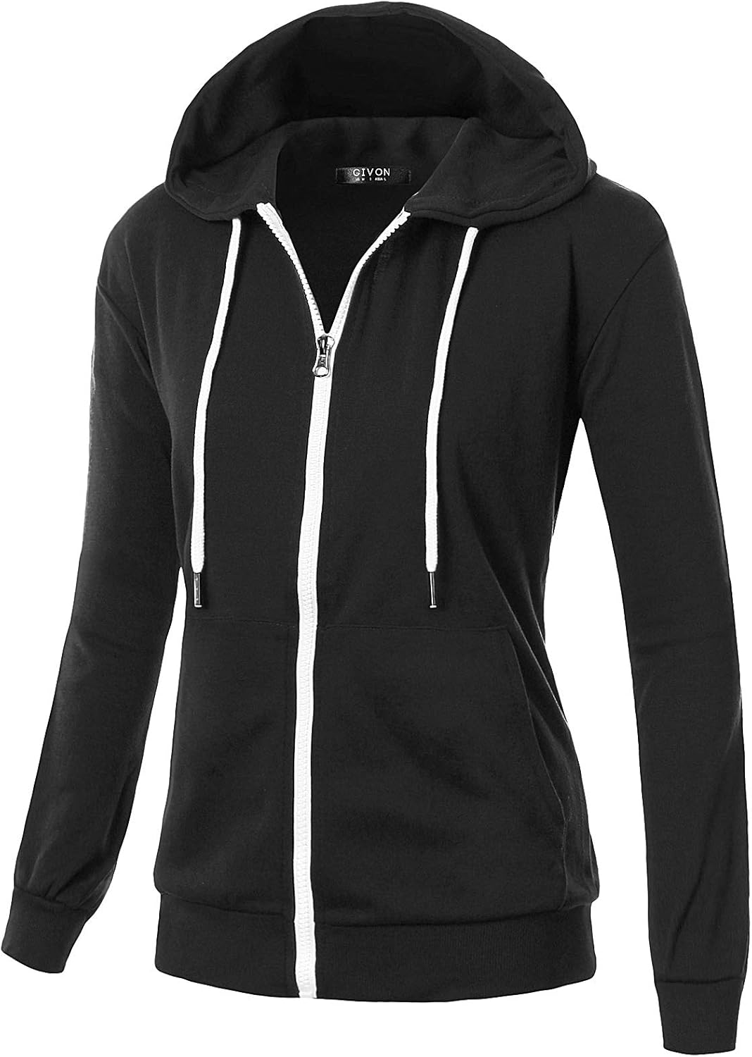 GIVON Women's Plus Size Lightweight Zip Up Hoodie: Ultimate Comfort
