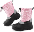 Stelle Boys Girls Snow Boots for Toddler Kids - Warm Waterproof Mid