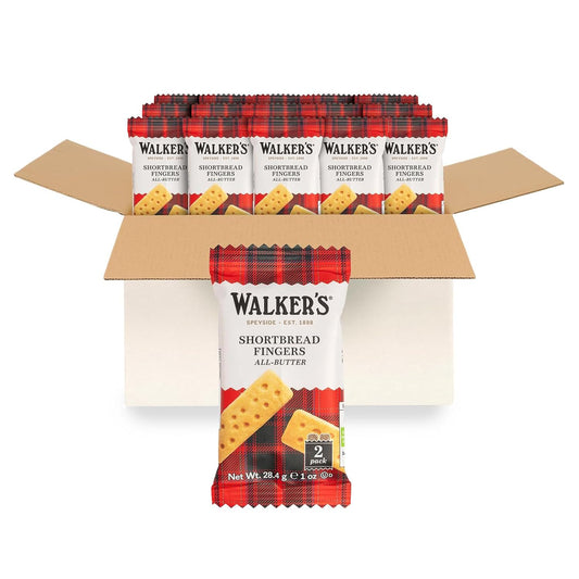 Walker's Shortbread Fingers - All-Butter Snack Packs for On-the-Go