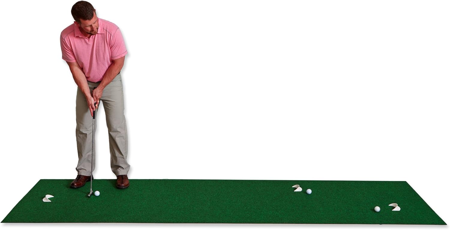 Improve Your Putting Skills with PUTT-A-BOUT 3x11ft Green Mat