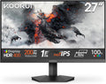 KOORUI 27 Inch Gaming Monitor with 200Hz Refresh Rate and IPS