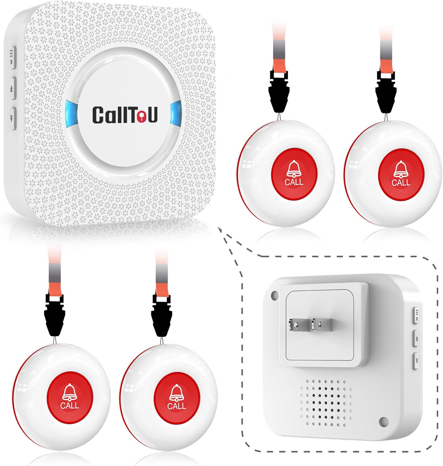 CallToU Caregiver Pager Wireless Alert System for Seniors