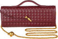 Woven Evening Bag Clutch Purse for Women - Handwoven Leather Crossbody