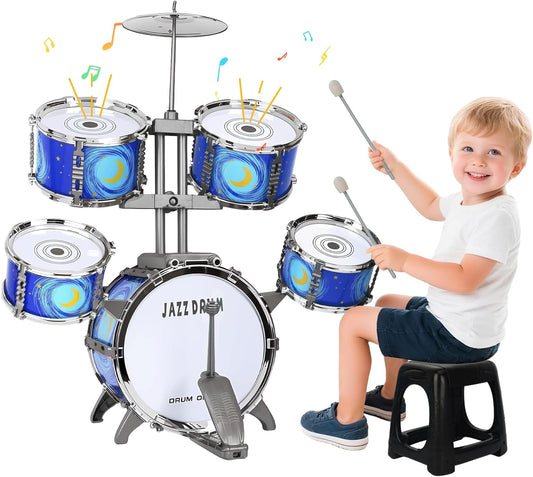 Upgraded Kids Drum Set for Toddlers 3-5 - Perfect Musical Gift