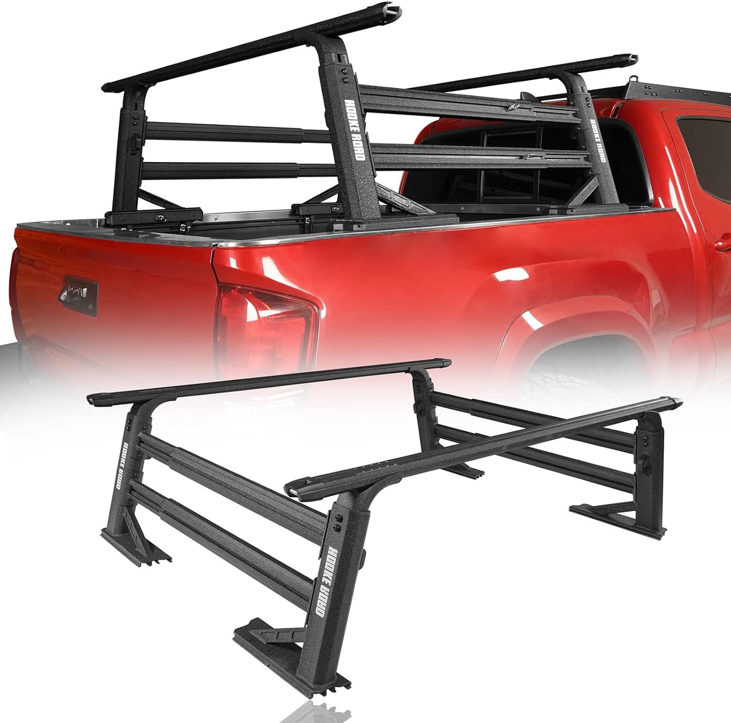Adjustable Aluminum Truck Bed Rack - Hooke Road