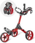 Caddytek Compact 3-Wheel Golf Push Cart - Easy Fold