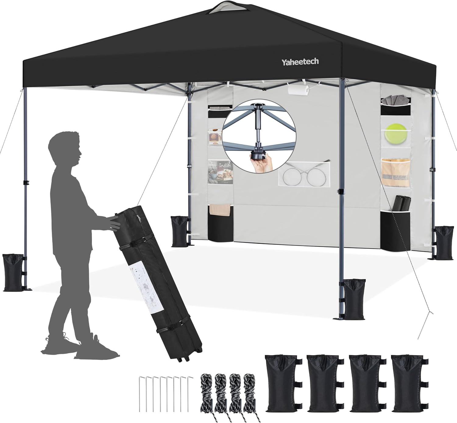 Yaheetech 10x10 Pop-up Canopy Tent for Outdoor Events