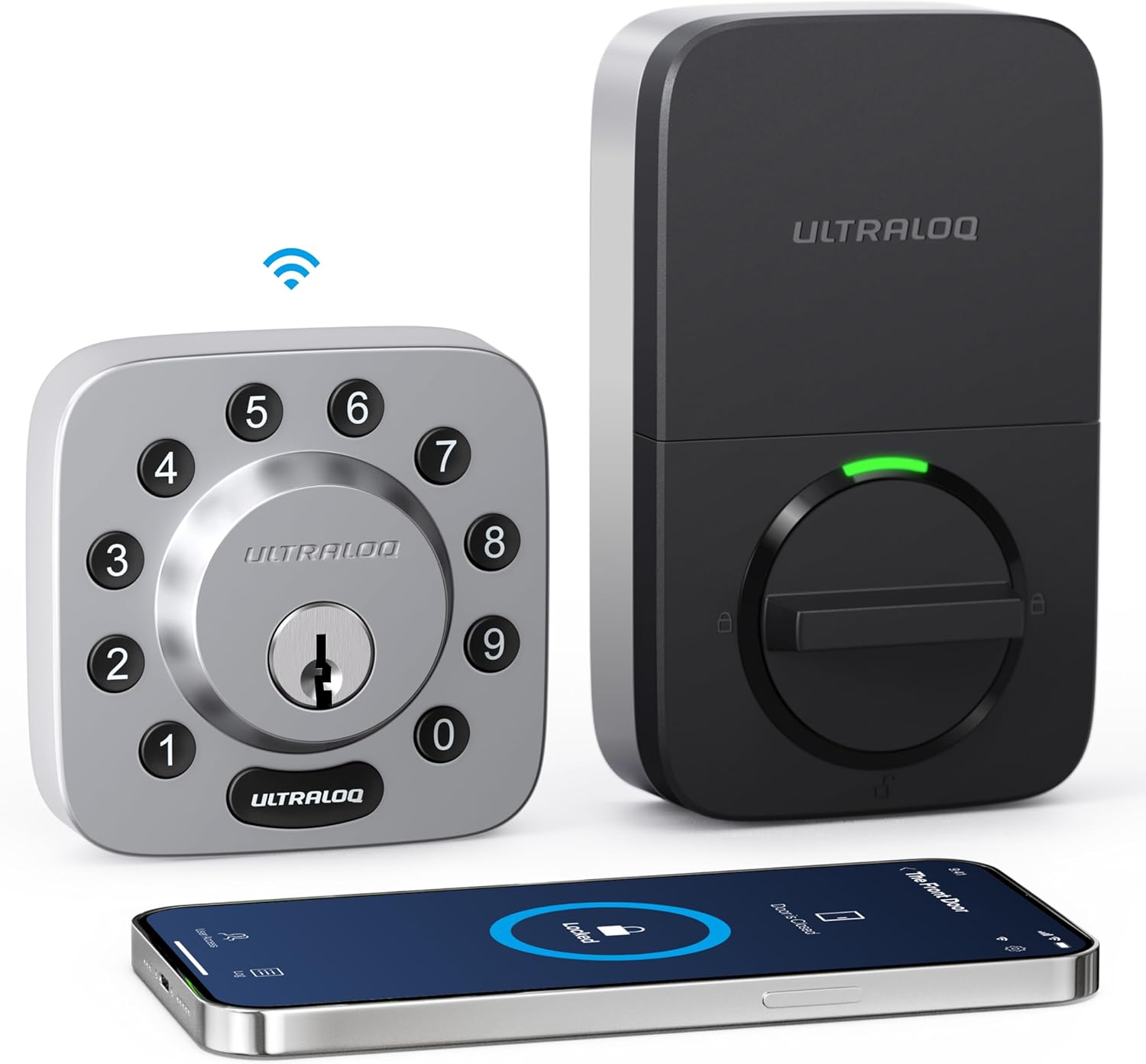 ULTRALOQ U-Bolt WiFi Smart Lock with Door Sensor and More