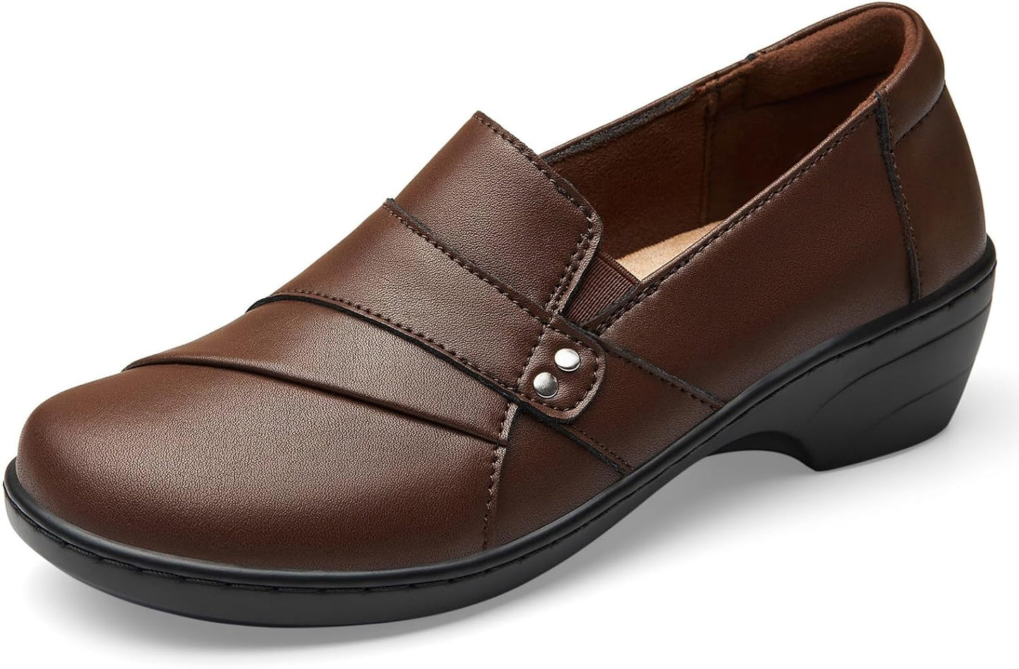 Women's Comfortable Lightweight Leather Loafers for Everyday Wear