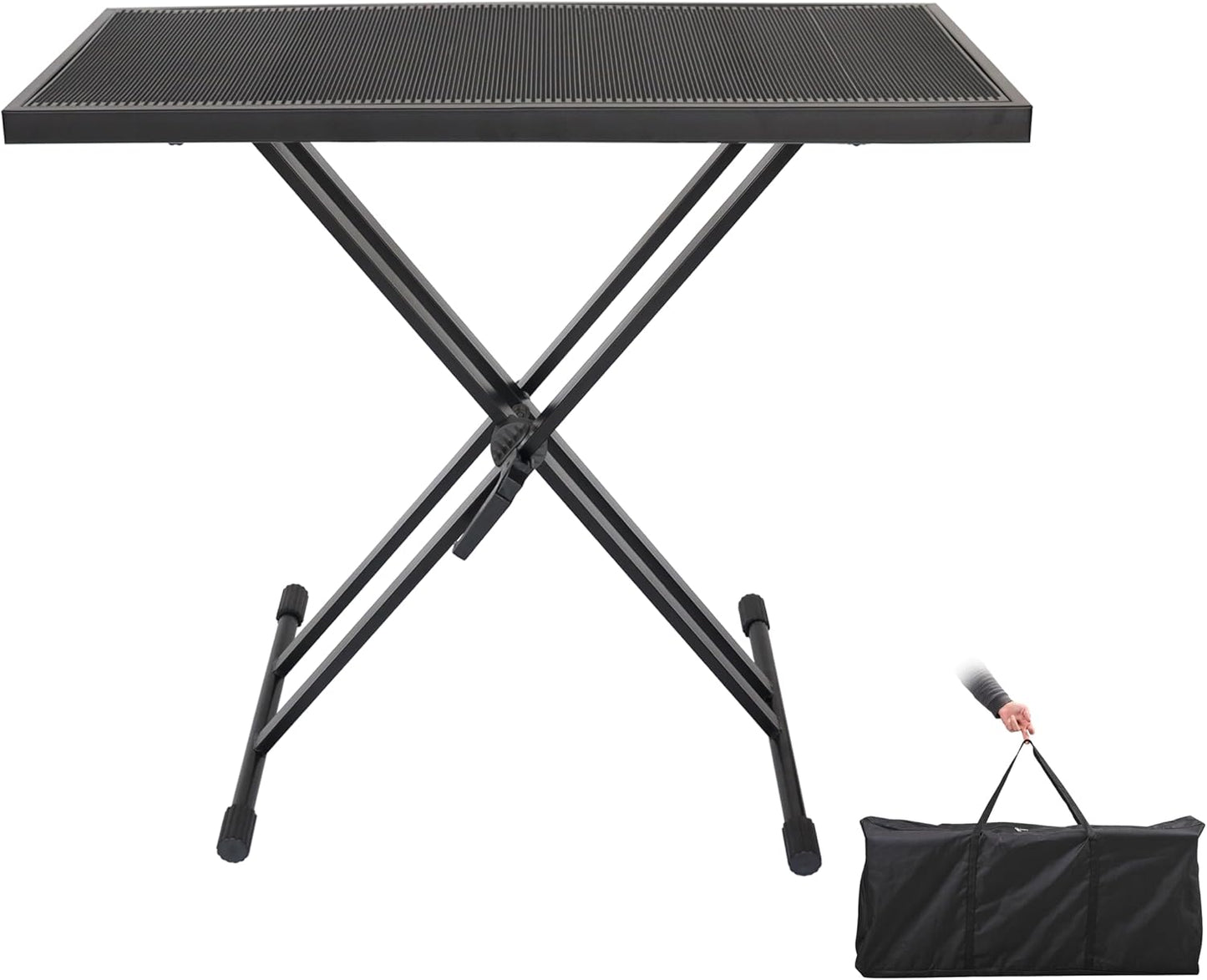 Portable DJ Table Stand for Controllers, Mixers, and Laptops