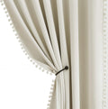 Thermal Insulated Pom Pom Curtains: Darken Any Room with Style!