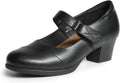 DREAM PAIRS Women's Chunky Low Block Mary Janes - Comfortable Everyday