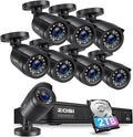 1080p Security Camera System DVR 8 Channel with 2TB HDD - Reliable