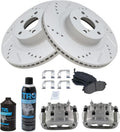 Front Semi-Metallic Brake Pad & Rotor Kit for 2010-12 Subaru