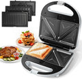 Sandwich Maker Panini Press Grill 3-in-1 Waffle Maker - Compact 750W