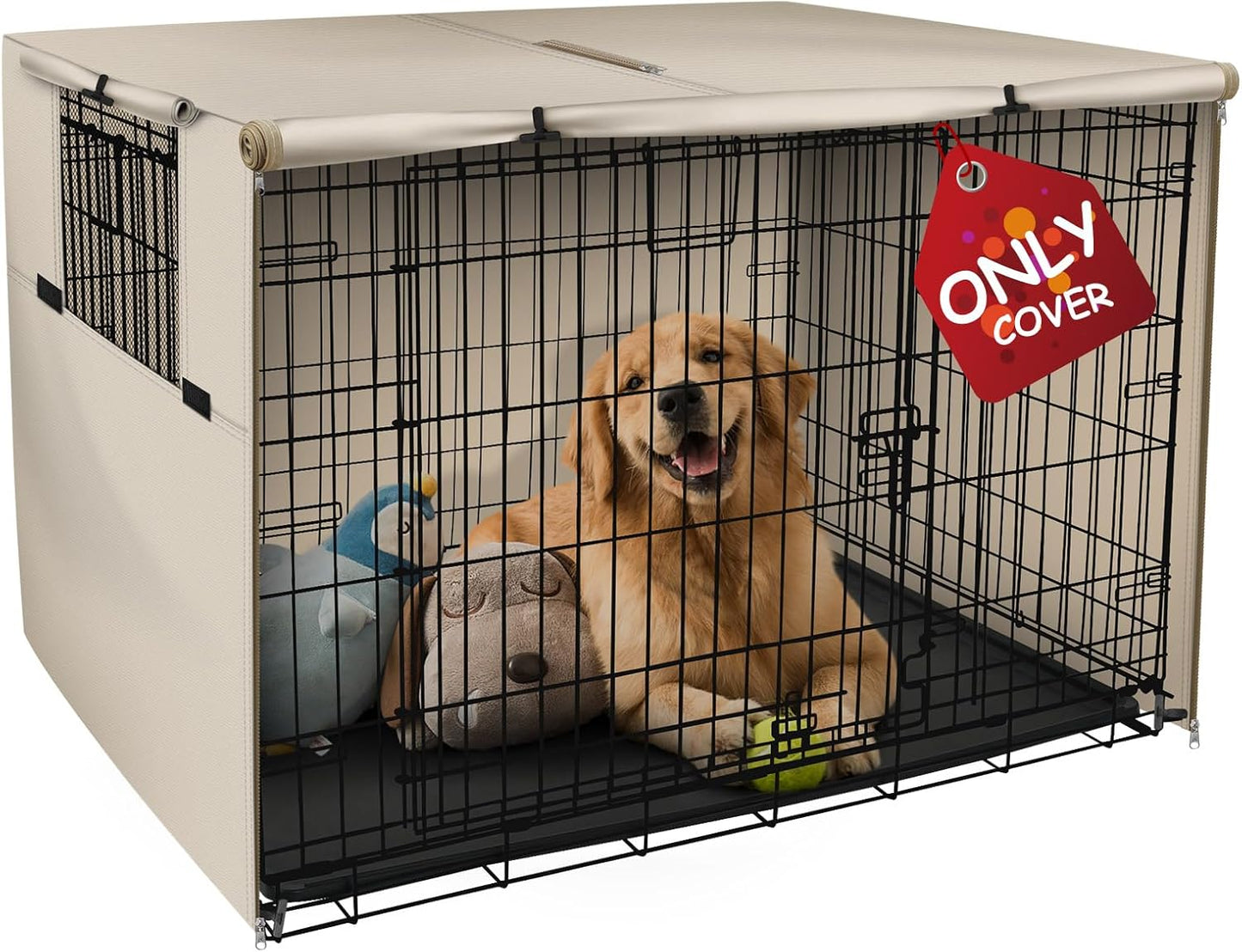 Explore Land 48 inches Dog Crate Cover for Wire Crates