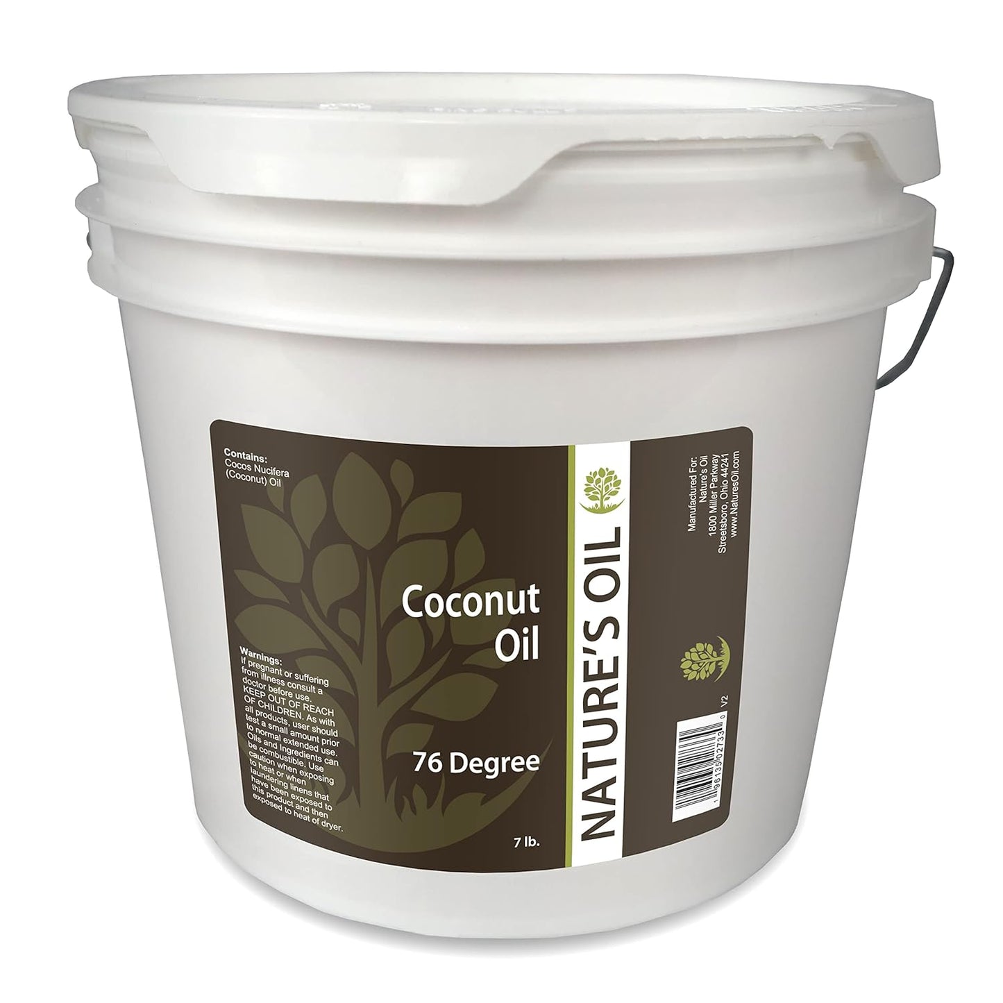 Nature's Oil Coconut 76 Degree, Naturally Refined Carrier Oil