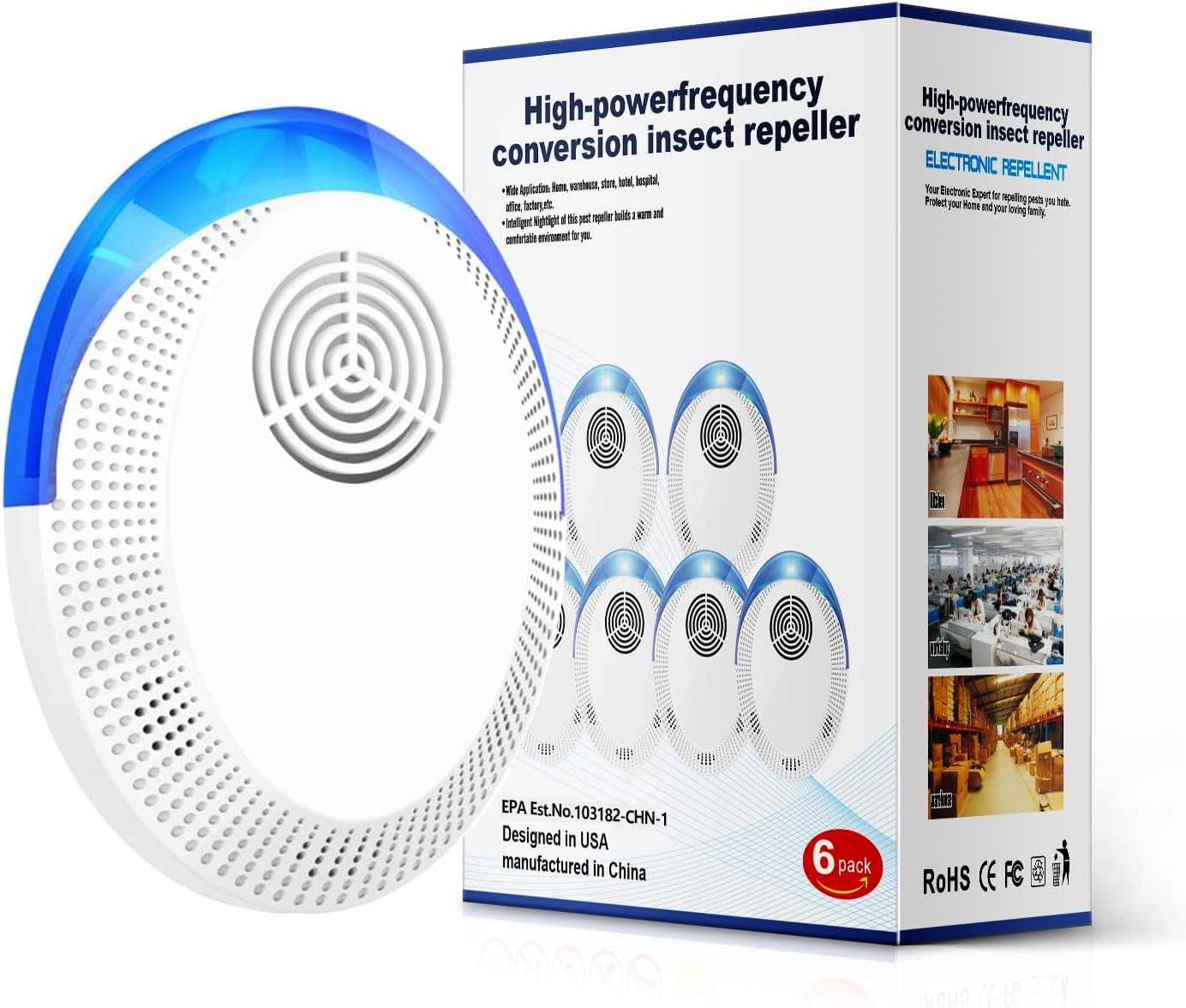 Ultrasonic Pest Device Repeller for Indoor Pest Control Needs