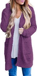 MEROKEETY Women's Chunky Knit Long Sleeve Cardigan - Cozy Everyday