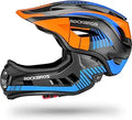 Kids Full Face Bike Helmet - Lightweight Detachable 2-in-1 Safety