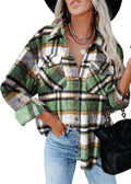 Womens Corduroy Button Down Shirt - Oversized Boyfriend Fit