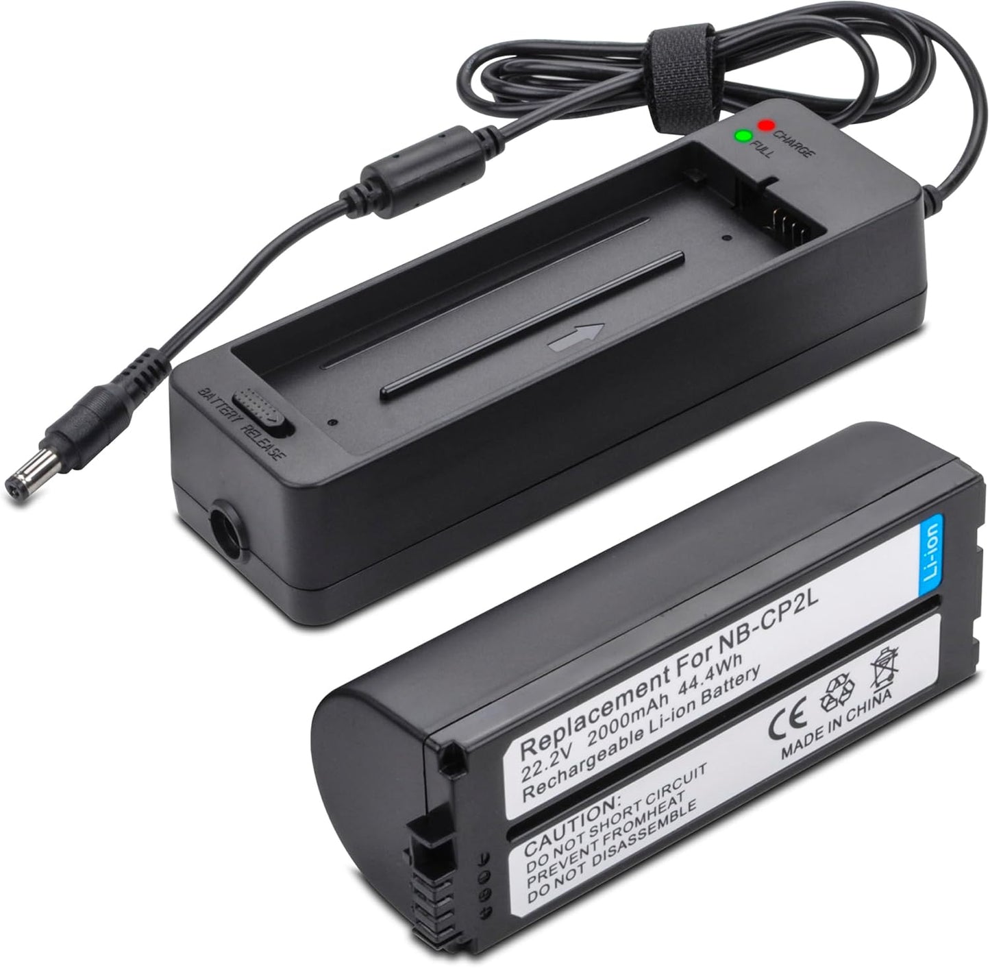 NB-CP2L Battery with Charger for Canon SELPHY Printers