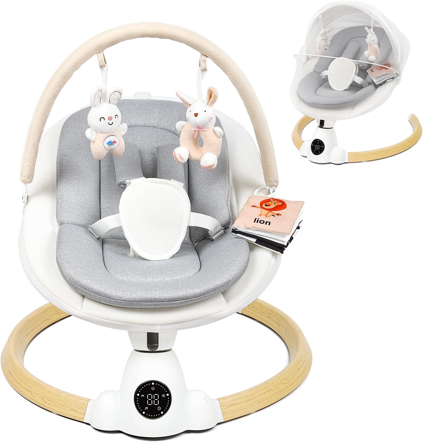 Uuoeebb Baby Swing for Infants - Portable Electric Swing