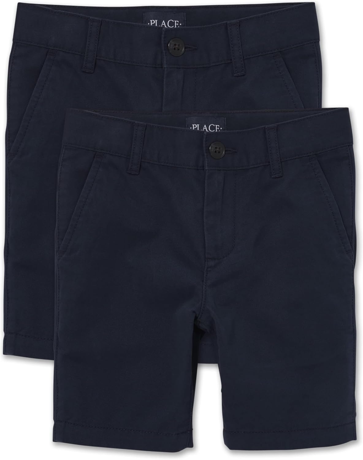 Comfortable Stretch Chino Shorts for Kids - 2-Pack Set