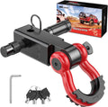 Nilight Anti-Theft Shackle Hitch Receiver 2in - Heavy Duty Towing