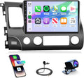 8Core 4G+64G Android 15 Car Radio for Honda Civic 2006-2011 - 10.1in