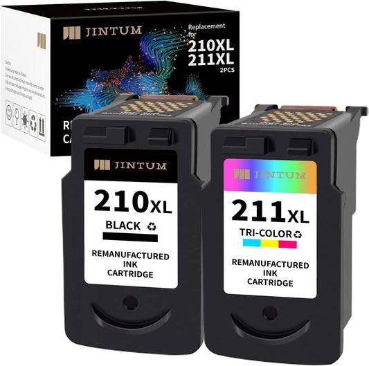 JINTUM 210XL and 211XL Ink Cartridges for Canon Printers