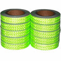 Reflective Tape Green 1 in x 68 ft x 10 Rolls - High Intensity Safety