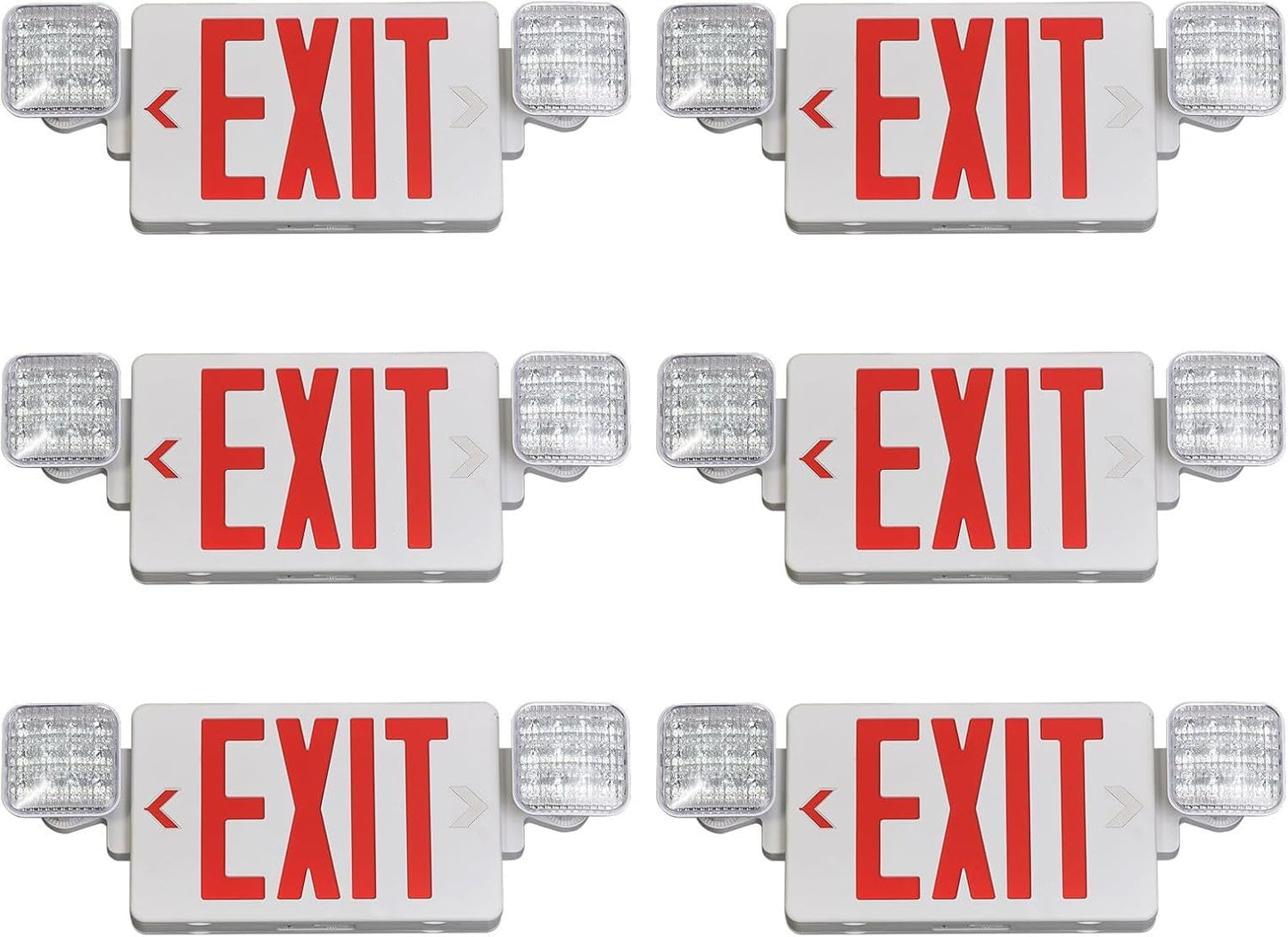 CM MZY Red Exit Sign with Emergency Light for Safety Needs