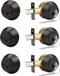 Probrico Oil Rubbed Bronze Double Cylinder Deadbolt - Secure Both