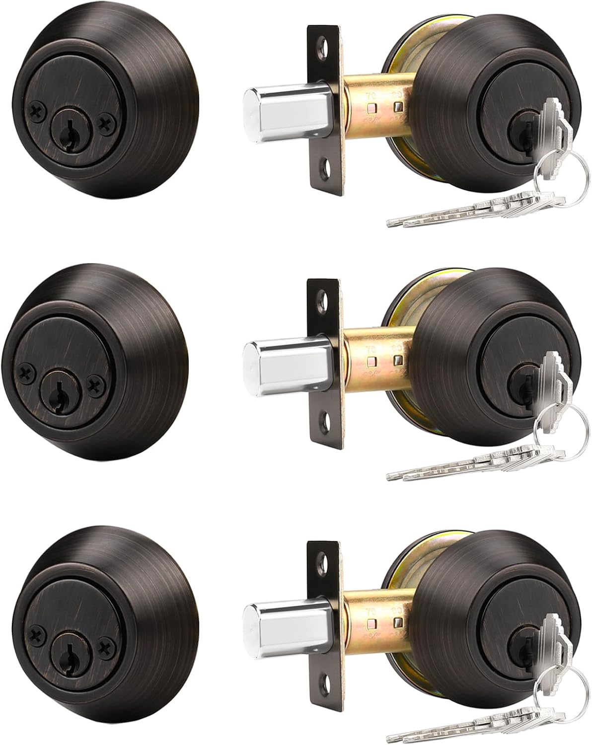 Probrico Double Cylinder Deadbolt Lock for Enhanced Security
