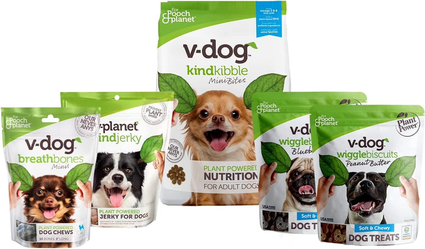 V-dog Plant Based Mini Kibble Bundle for Small Dogs Nutrition