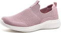 Women's Slip On Knit Walking Tennis Shoes - Lightweight Comfort