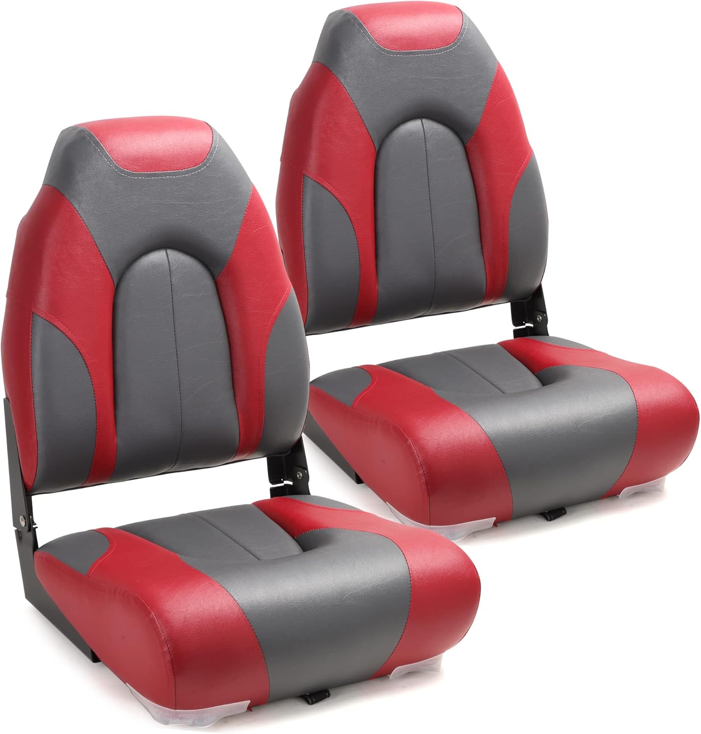 Deluxe Marine High Back Folding Boat Seat for Ultimate Comfort